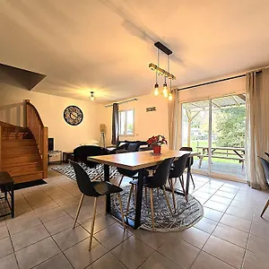 Le Clos Andree - Charmante Maison 8 Personnes - 5 Lits - Climatisation Reversible - Parking 3 Vehicules - Garage - Zone Nord - Terrasse Et Jardin Hébergement de vacances